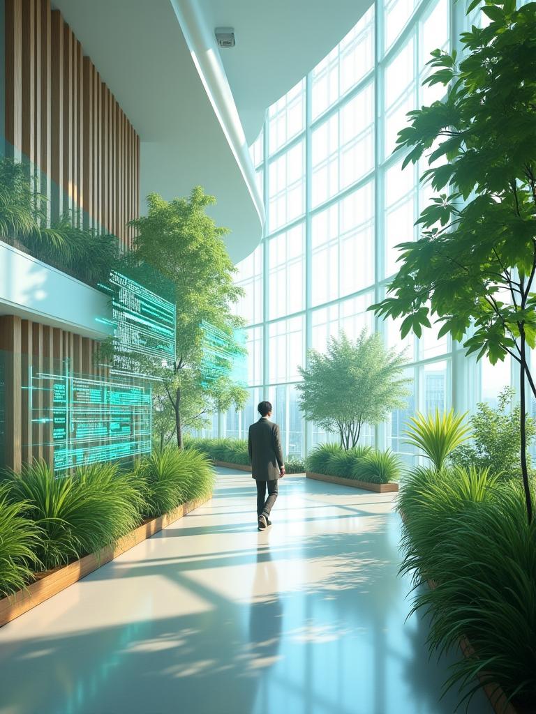 Eco-friendly VR Green Building Sustainability Environmental Impact